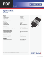 Ignition Coil: Technical Data Sheet