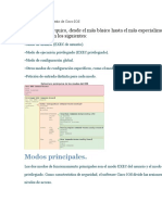 Modos de Funcionamiento de Cisco IOS