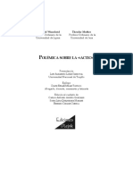 Bernhard Windscheid y Theodor Müther. Polemica Sobre La Actio. Primera Edición. 2017. Ara. Solo Un Capitulo