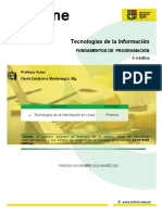 Compendio Fundamentos de Programación Unidad 3