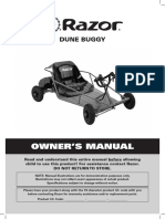 Owner'S Manual: Dune Buggy