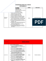 Cronograma Feria de La Ciencia Septiembre 24: Hora Actividad Tiempo Ubicación Bienvenida