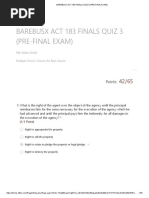 Barebusx Act 183 Finals Quiz 3 (Pre-Final Exam)