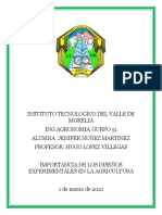 Importancia de Los Diseños Experimentales en La Agricultura