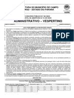 Caderno Prova Administrador