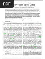 Bayesian Sparse Topical Coding