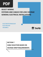 Section 7 - Cable Selection Based On Voltage Drop 2018