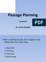 Passage Planning: Dr. Arwa Hussein