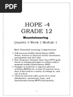 Hope - 4 Grade 12: Quarter 3 Week 1 Module 1