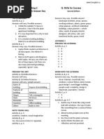 Listening and Speaking 2 Q: Skills For Success Unit 1 Student Book Answer Key