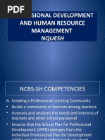 Professional Development and Human Resource Management