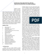 Reynolds Equation Solution Using Spectral Method: Application To A Rigid Rotor Supported On Journal Bearings