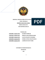 Proposal PKM Budidaya Ikan Lele Lokal