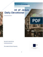 The Word of Jesus Daily Devotional March Edition