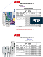 Abb Variable Speed Drives Price List: Cda Market Chittagong