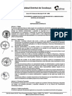 Ordenanza 207-MDS. - Procedimiento Sancionador