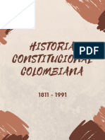 Historia de La Constitucion Politica de Colombia