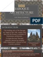 Baroque Architecture: Ar226-History of Architecture