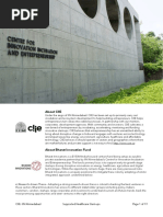 About CIIE: A) Research-Driven Thesis