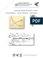 Aportaciones Al Concepto de Calidad Walter - Feigenbaum - Ishikawa