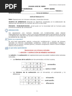 5° MATEMÁTICAS GUIAS #3 Operación Con Números Naturales