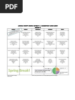 Lincoln County School District # 2 Elementary Lunch Menu March-11