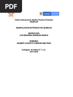 Trabajo de Manipulacion de Proctos Quimicos