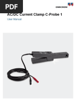 AC/DC Current Clamp C-Probe 1: User Manual