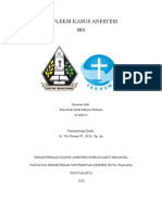 Refleksi Kasus Anestesi: Disusun Oleh: Putu Gede Suda Satriya Wibawa 42190323