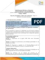 Guia de Actividades y Rúbrica de Evaluación - Fase 6 - Gestionar El Proyecto Del Grupo