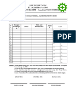 FM Lembar Penyerahan APD BMA