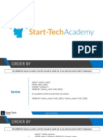 Lecture - 15 - ORDER SQL