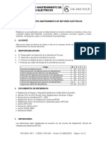 P-Mto-004.mantenimiento de Motores Eléctricos