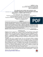 Formulation and Evaluation of Lotion and Cream of Nanosized Chitosan-Mangosteen (Garcinia Mangostana L.) PERICARP EXTRACT