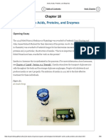 Amino Acids, Proteins, and Enzymes