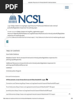 Nationwide Legislation About Police Misconduct