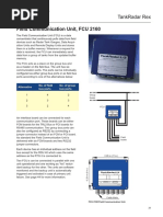Field Communication Unit, Fcu 2160: Tankradar Rex