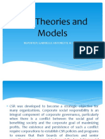 CSR Theories and Models