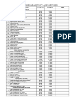 Daftar Harga Atk CV Asa THN 2021