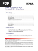 Hitachi Unified Storage Series Firmware 0915/B Release Notes