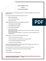 Bhutan Geography Notes (X) Rural and Urban Settlement