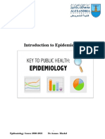 Lecture 1 Epidemiology