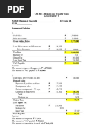 Benzon A. Ondovilla - 2. Assignment-VAT On Sale of Goods or Properties