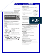 Quick Reference Manual 5502: Using The Watch