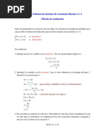 9º Taller 4 - Método de Sustitución