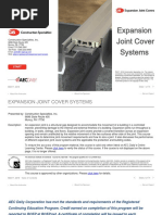 EC (136FC2019-1h) - 190903 - AEC + CS - Expansion Joint Cover Systems