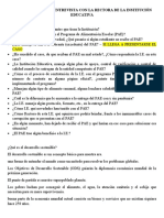 Preguntas para La Entrevista Con La Rectora de La Institución Educativa