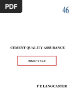 V4s46A Cement Quality Assurance