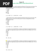 Introduction To Risk, Return, and The Historical Record: A. B. C. E