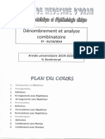 5-Dénombrement Et Analyse Combinatoire